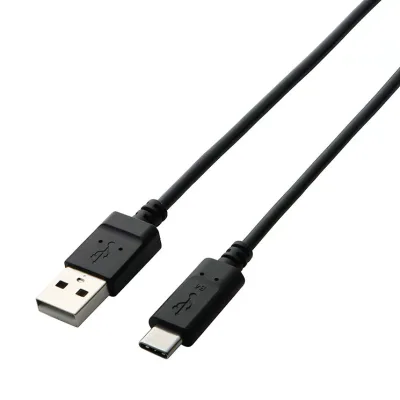 エレコム タブレット用ケーブル A-C USB2.0 1.0m ブラック TB-AC10NBK