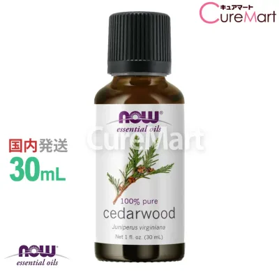 シダーウッド バージニア 精油 30mL【NOW Foods 正規販売店】正規輸入品 エッセンシャルオイル シダーウッド ヴァージニア テキサス アロマオイル now foods ナウフーズ