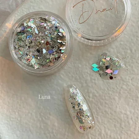 D Nail ホログラム ルナ(Luna) シルバー