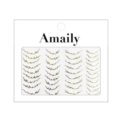 Amaily アメイリー ネイルシール NO.8−18 フレンチライン2 (G)