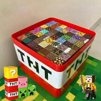 【 SALE】【★人気商品★】磁石ブロック マグネットブロック おもちゃ マインクラフト 磁力 ブロック マグネットブロック 立体パズル 子
