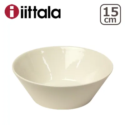 【ポイント5倍 9/20】イッタラ iittala ティーマ (TEEMA) シリアルボウル15cm 白 北欧 フィンランド 食器 北欧雑貨 箱購入でギフト・のし可 GF3