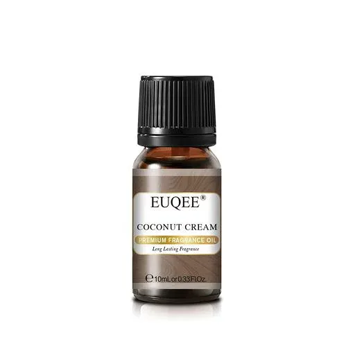 EUQEE アロマオイル ココナッツ・クリーム 10ml エッセンシャルオイル アロマエッセンス 精油 フレグランスオイル 芳香剤 ディフューザー