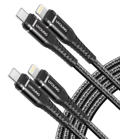 USB C ライトニングケーブル 1m 2本 iPhone 充電ケーブル タイプC PD対応 Type C Lightning ケーブル 急速充電