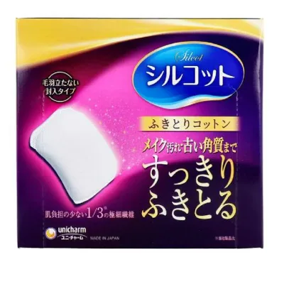 【お徳用 10 セット】 シルコット ふきとりコットン シルキー仕立て 32枚入x10セット