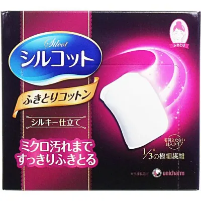 シルコット ふきとりコットン シルキー仕立て 32枚入x6個
