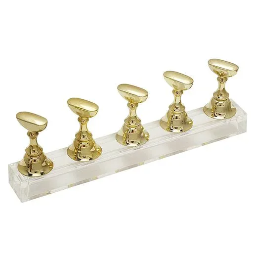 ネイルスタンド チップスタンド 磁気 ネイル 台座 5本セット ネイルチップ固定用粘土96粒付き アクリルマニキュア工具 ネイル用品 ネイル練習 ネイルチップ ディスプレイ ネイル練習台 (…