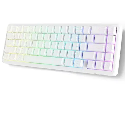 ATTACK SHARK X65HE初心者向け磁気キーボード、8KHzポーリングレート、0.01mmRT精度、ラピッドトリガー、Snap Tap