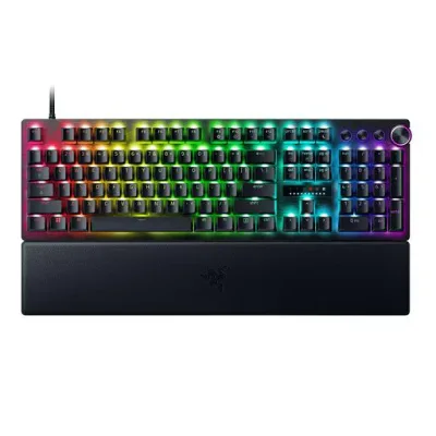 Razer ラピッドトリガー 搭載 Huntsman V3 Pro ラピッドトリガーと調整可能なアクチュエーション搭載のアナログ ゲーミングキーボード アナログオプティカルスイッチ 調整可能なアクチュエー…