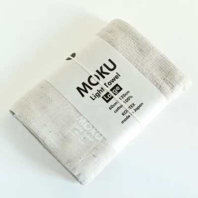 今治タオル コンテックス MOKU モクImabari Towel Kontex MOKUMOKU Light Towel アーモンド Size L