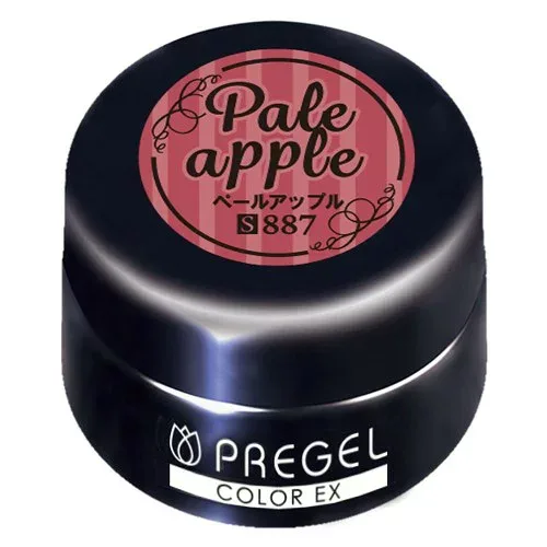 PRE GEL カラージェル カラーEX ペールアップル 3g PG-CE887 UV/LED対応タイオウ
