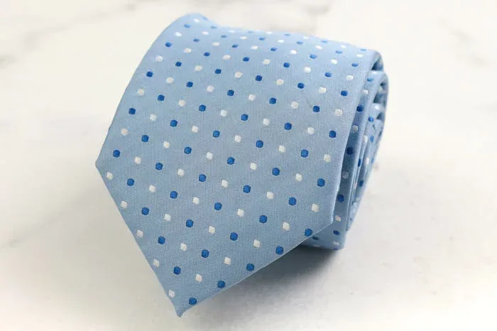 【1000円ポッキリ送料無料】シンプルフレーズクラバット ブランド ネクタイ ドット メンズ ブルー SIMPLE PHRASE CRAVAT 【中古】