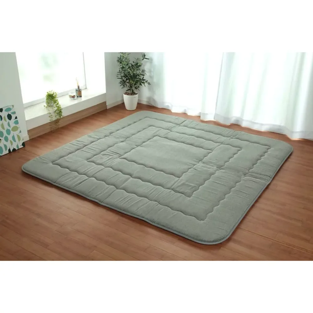 【i】【代引不可】 イケヒコ こたつ敷布団 ラグ ふっくら敷 撥水 モデルノ グレー 190×240cm 6022939【北海道・沖縄・離島不可】