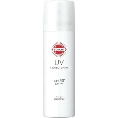 サンカット SUNCUT プロテクトUV スプレー 60g 日焼け止め SPF50+/PA++++ スーパーウォータープルーフ アレルガード コーセー KOSE