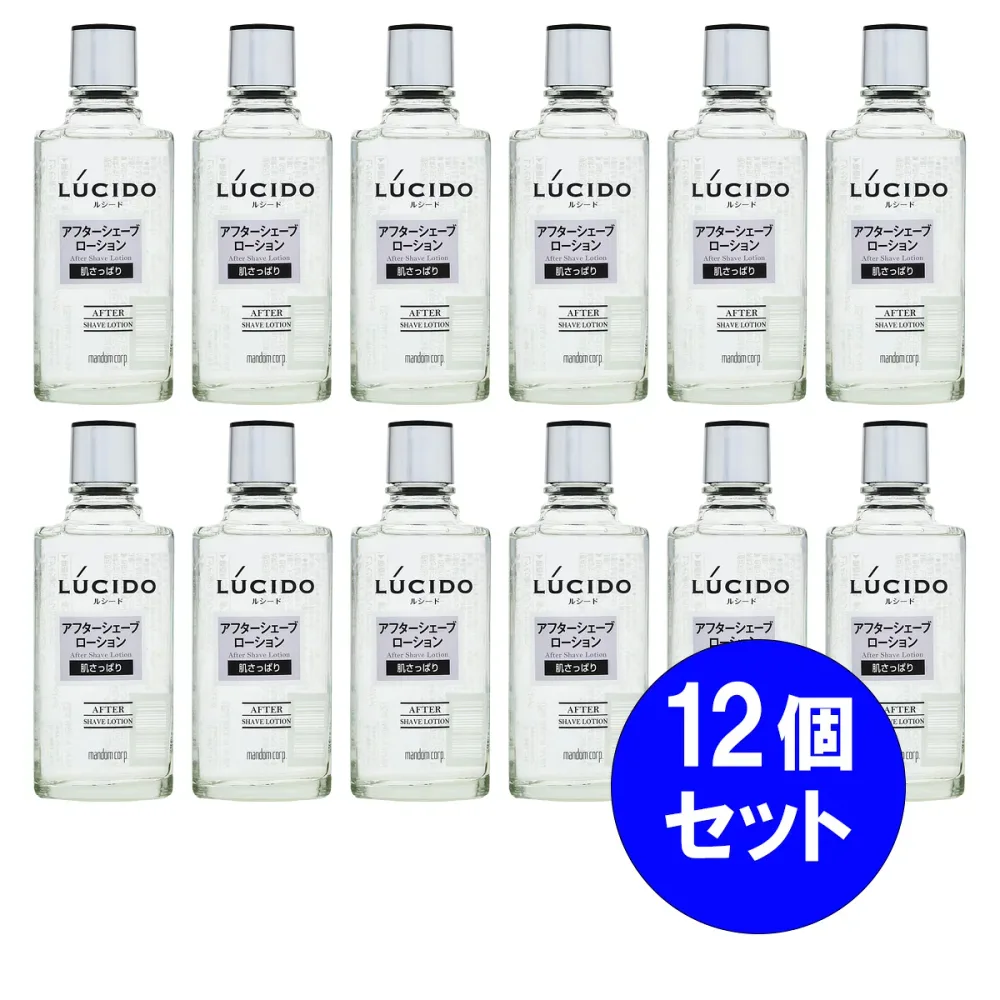 【まとめ買い】12個セット マンダム mandom ルシード LUCIDO アフターシェーブローション 125ml ヒゲ剃り後 うるおい 無香料