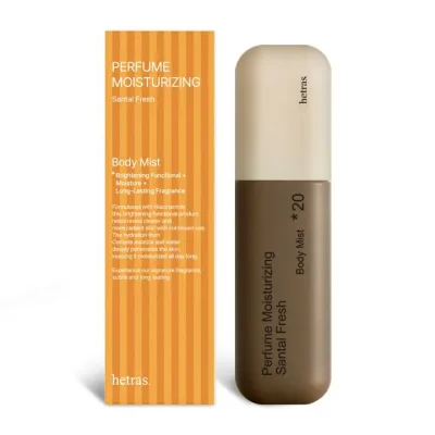 【海外発送】ヘトラス ダブルショット パフューム ボディミスト 120ml サンダル フレッシュ santal fresh【並行輸入品】