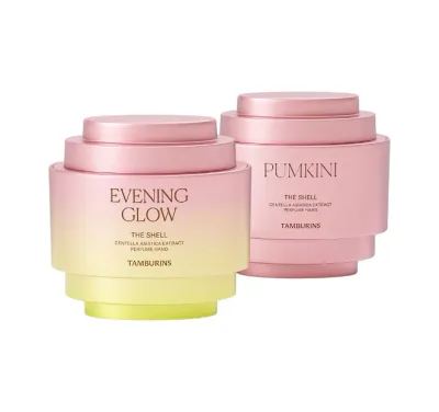 【海外発送】 TAMBURINS ミニ デュオ セット (イブニンググロウ+パンプキニ) タンバリンズ EVENING GLOW+PUMKINIパフューム ハンドクリーム ミニ デュオ セット パンキーニ 2種類 ギフト包装 イブニンググロウ+パンキーニ 【並行輸入品】