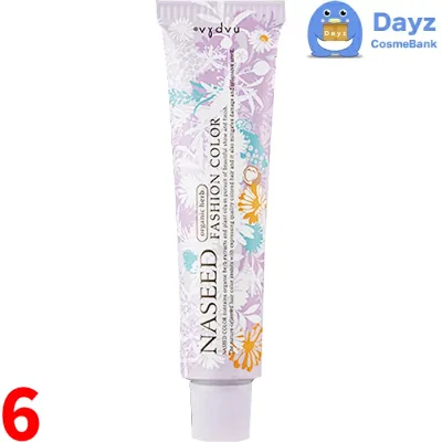 ナプラ ナシード ヘアカラー ファッションシェード 80g N-LAs10(ラベンダーアッシュ) 6点セット 医薬部外品 第一剤 | ヘアカラー カラーリング カラー剤 オーガニックハーブ
