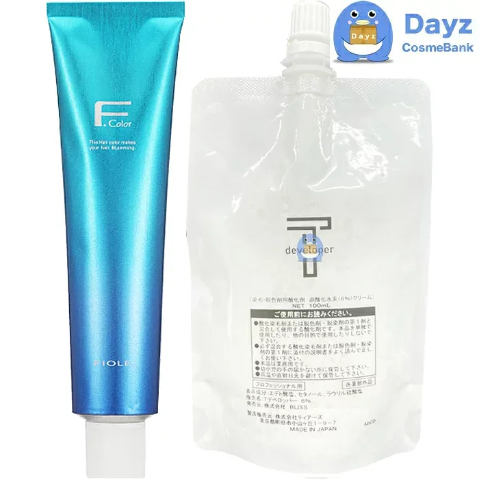 フィヨーレ クオルシアカラー 【 グリーン6|Green 】 120g デベロッパー(オキシ) 6% 100mL セット | ヘアカラー 第一剤 第二剤 / 医薬部外品 【TPI】