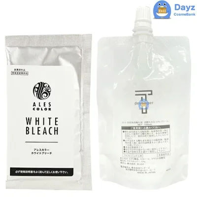 アレスカラー ホワイトブリーチ 30g Tデベロッパー(オキシ) 6% 100mL セット | ブリーチ剤 オキシ / 脱色剤 【YG】