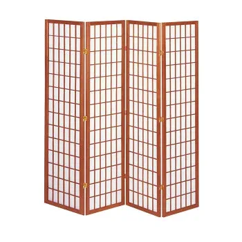 弘益(KOEKI) UTILITY 和風衝立4連 ブラウン JPL1804BR 家具/収納 家具 ラック その他