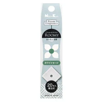 日本香堂 ROOMY Clean&Relax ホワイトセージ 20本入 37184 その他ライフグッズ(趣味) 癒しグッズ・アロマ関連