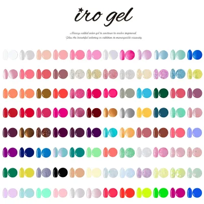 Nail Town Gel Nails Color Gel Irogel Highly pigmented Wide range of colors Trend colors Standard colors Clear colors Lame Holo Pearl Find the color you want One color nail art Easy to apply Less likely to become uneven UV/LED compatible irogel Colors A-F Numbers 1-16