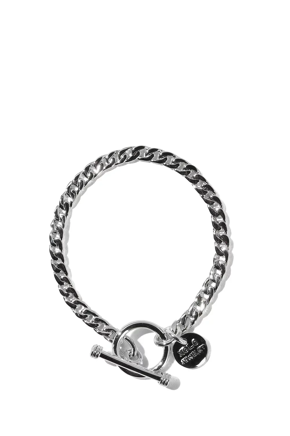 【P5倍】Basic Link Bracelet -4mm- / Silver (XOB088-17) XOLO JEWELRY(ショロ ジュエリー)