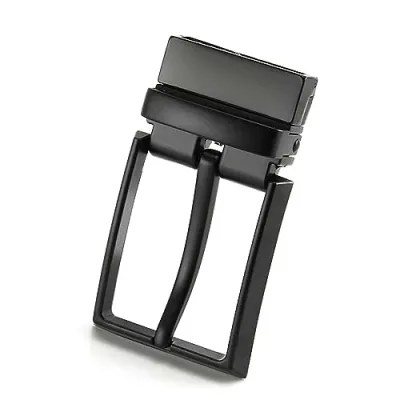 ベルト バックル ブラック 1枚 バックルのみ ベルトバックル ベルト 金具 回転可能 交換用 ビジネス ベルトメンズ ピン式 バックル サイズ調整可能 カジュアル カジュアル 兼用