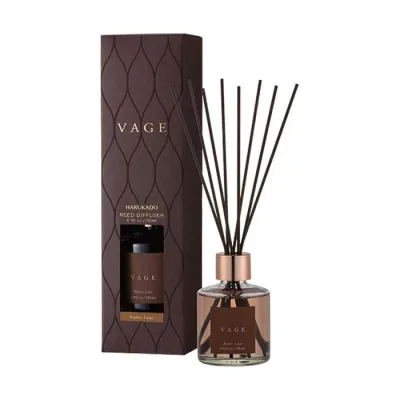 【SG】VAGE(バーグ) リードディフューザー ルームフレグランス 180ml アンバーリュクス 優雅で華やかなフリージアの香り 晴香堂 HARUKADO