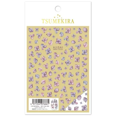 TSUMEKIRA(ツメキラ) ネイルシール NN-YMI-006 yumiプロデュース 紫陽花 ミニサイズ スモーキー 送料無料(普通郵便)