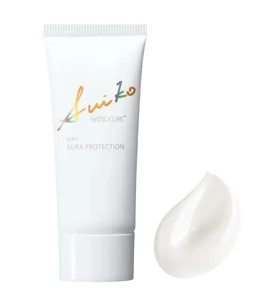 SUIKO エアリーオーラプロテクション 35g(ライト) SPF50+/PA++++ UV日焼け止め美容液・化粧下地 ノンケミカルUV処方 うるおいツヤ肌 I6