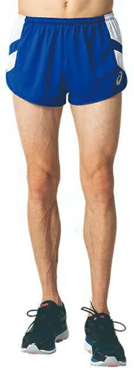 asics アシックス RUNNING PANT ASICS BLUE 2XL 2091A125 401 | スポーツ スポーツウェア 陸上競技 ランニングパンツ ショートパンツ ランパン ズボン ボトムス メンズ M’S スポーツ用品 ワンポイント ロゴ