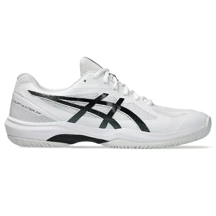 asics アシックス COURT HUNTER FF WHITE/BLACK 27.5 1071A111 101 | 靴 くつ シューズ スポーツシューズ インドアスポーツ 屋内スポーツ 室内スポーツ 柔軟性 サポート メンズ ユニセックス 男女兼用 スポーツ 運動 フットウェア プレゼント