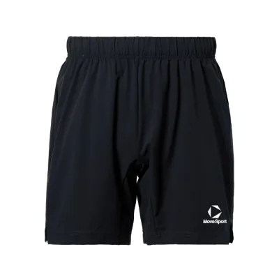 DESCENTE デサント バレーパンツ すっきりシルエット股下18cm ネイビー S SV6SHP03M NV00 | スポーツ ウェア ウエア ボトムス パンツ ズボン ハーフパンツ ハーフ丈 ストレッチ性 はっ水 撥水 練習 ユニセックス 男女兼用 メンズ バレーボール バレー トレーニング