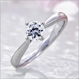 婚約指輪 エンゲージリング! 卸直営!ダイヤモンド 0.250ct UP Gカラー VVS1 VERY-GOOD プラチナ(Pt900)鑑定書付き ラウンドブリリアント ソリティア 立て爪