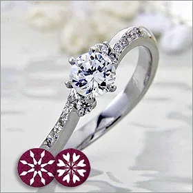Engagement ring Engagement ring! Directly managed wholesale! Diamond 0.701ct UP E color VS1 EXCELLENT H&C Platinum (Pt900) Certificate of Authenticity Round Brilliant Mele Standing Claw