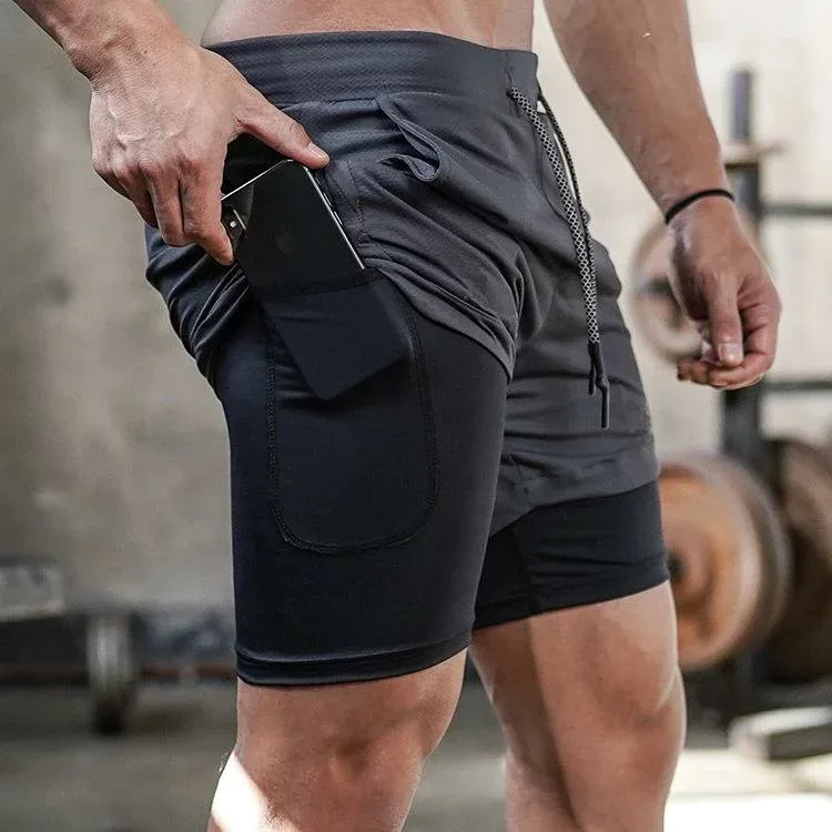 ショートパンツ 男性用 メンズ ハーフパンツ スポーツウェア 5分丈 ボトムス 二重構造 吸湿速乾 通気性 軽量 筋トレ トレーニング ランニング フィットネス バスケットボール アウトドア 部屋着 カジュアル 普段使い ゆったり 大きいサイズ 体型カバ