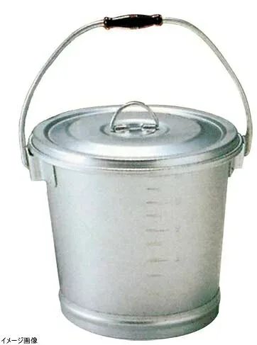 アルマイト 丸型一重 食缶 12L φ295×H245 214