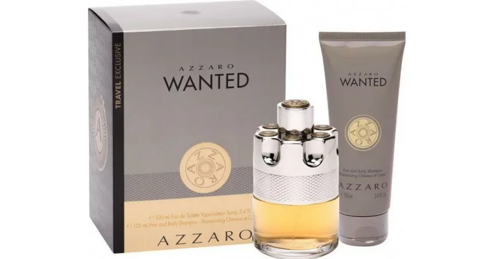 Azzaro アザロ ウォンテッド ギフトセット オードトワレ ヘア&ボディシャンプー Wanted Gift Set EDT 100ml & Hair & Body Shampoo 100ml