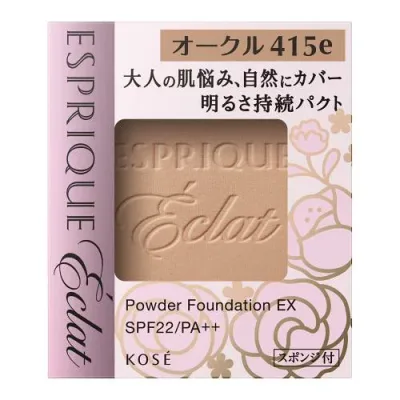 ESPRIQUE Eclat(エスプリーク エクラ) 明るさ持続 パクト EX OC415e オークル 9.3グラム x 1個