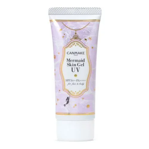 キャンメイク マーメイドスキンジェルUV C03 ピュアパープル 40g 日焼け止め ナイアシンアミド パープル SPF50+ PA++++ 洗顔料でオフ