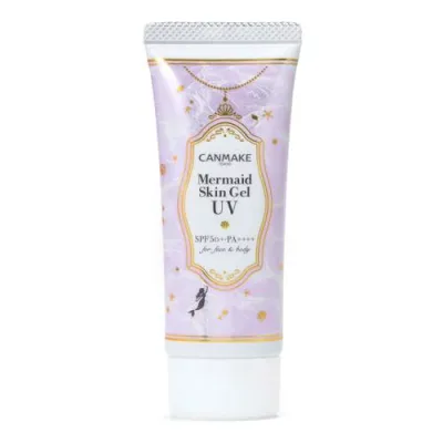 キャンメイク マーメイドスキンジェルUV C03 ピュアパープル 40g 日焼け止め ナイアシンアミド パープル SPF50+ PA++++ 洗顔料でオフ