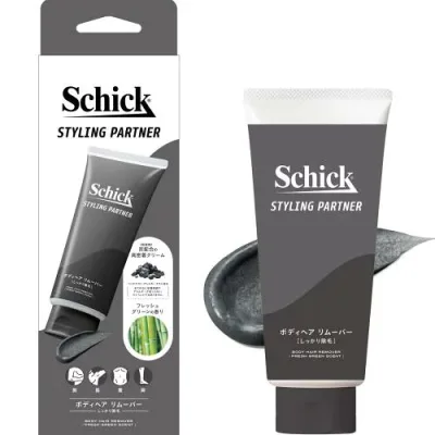 Schick(シック) スタイリングパートナー ボディヘア リムーバー しっかり除毛 男性用 除毛クリーム フレッシュグリーンの香り 150g 医薬部外品