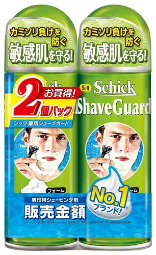 シック Schick 薬用シェーブガード シェービングフォーム Wパック