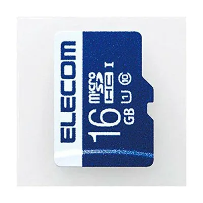 エレコム microSDHCメモリーカード 16GB Class10 UHS-I MF-MS016GU11R