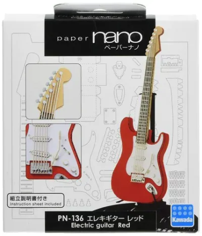 カワダ(Kawada) ペーパーナノ エレキギター レッド PN-136