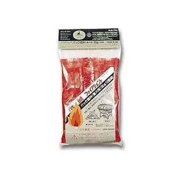 キャプテンスタッグ ファイアジェントパック燃料(着火剤)30g10個組 M-7554 88×80mm