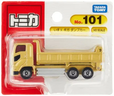タカラトミー(TAKARA TOMY) 『 トミカ No.101 いすゞ ギガ ダンプカー (ブリスターパッケージ) 』 ミニカー 車 おもちゃ 3歳以上 ブリスターパッケージ 玩具安全基準合格 STマーク認証 TOMICA