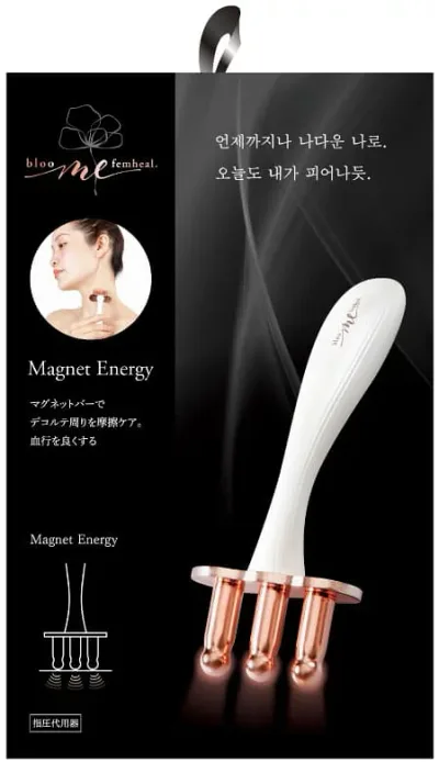 bloom me マグネットエナジー 美顔ローラー 美顔器 ブルームミー フェイスローラー 美容ローラー 美容 フェイスケア マッサージ カッサ カッサマッサージ マッサージグッズ 指圧代用器 リラクゼーション フェイスライン グッズ おすすめ 人気 通販 販売